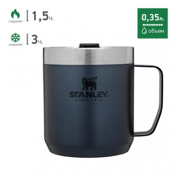 Термокружка с ручкой STANLEY CLASSIC 0,35L 10-09366-007 синий Термокружка с ручкой STANLEY CLASSIC 0,35L 10-09366-007 синий