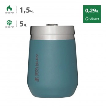 Термостакан STANLEY GO EVERYDAY WINE TUMBLER 0,29L 10-10292-064 синий Термостакан STANLEY GO EVERYDAY WINE TUMBLER 0,29L 10-10292-064 синий