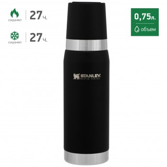Термос STANLEY MASTER 0,75L 10-02660-018 черный Термос STANLEY MASTER 0,75L 10-02660-018 черный